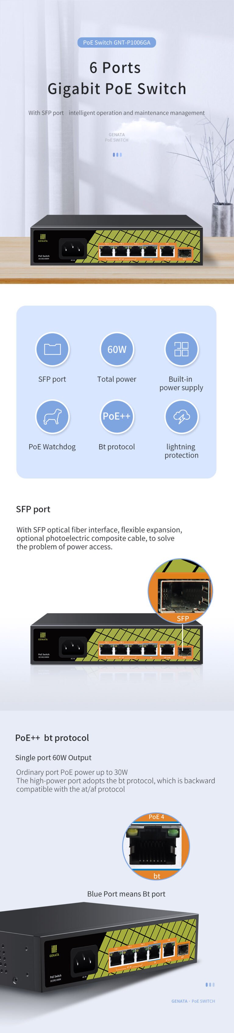 GNT-P1006GA سويتش جيناتا