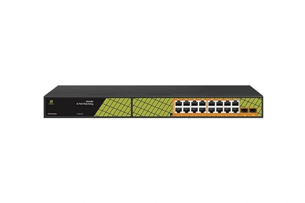 GNT-P1018G6 Genata PoE Switch 16Port Gigabit